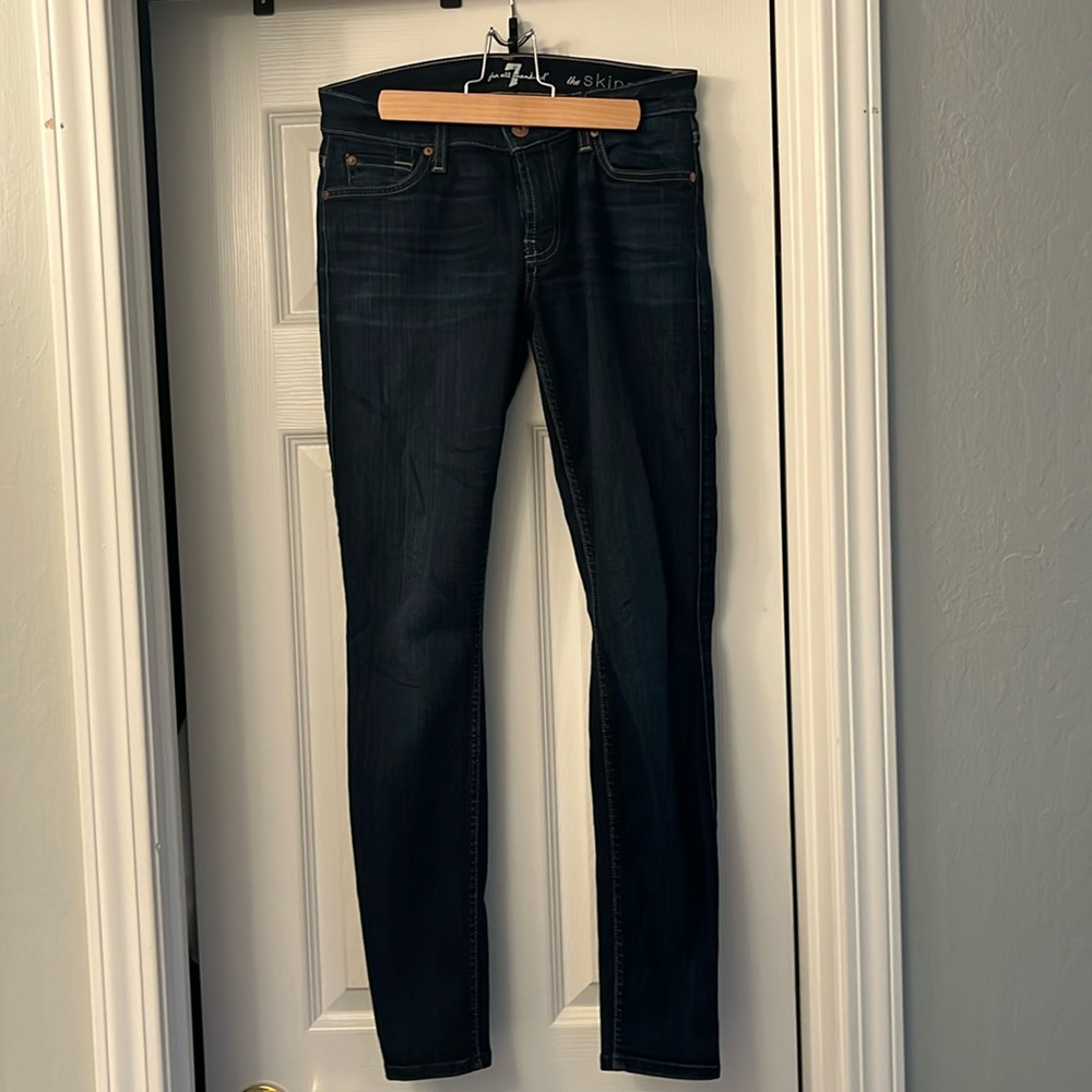 7 for all mankind the skinny jeans